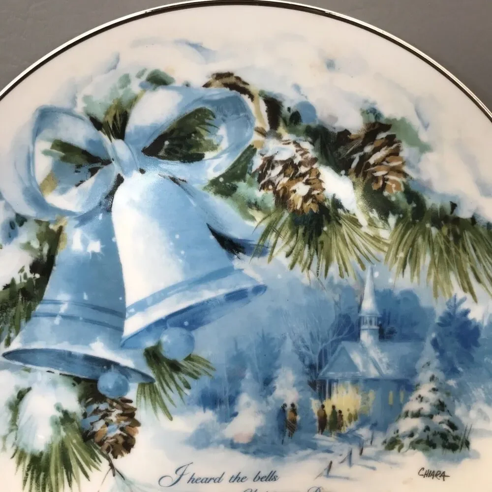 CHARA American Watercolor Society CHRISTMAS 1978 COLLECTOR Plate